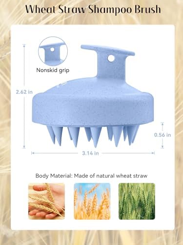 HEETA Scalp Massager Hair Growth Scrubber for Dandruff Removal Hair Care - Image 2