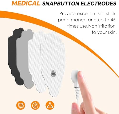 TENS Unit Muscle Stimulator 36 Modes, Rechargeable Dual Channel TENS Machine for Pain Relif Muscle Massager with 12 Premium Electrode Pads and Dust-Proof Storage Bag MH-1088 - Image 6