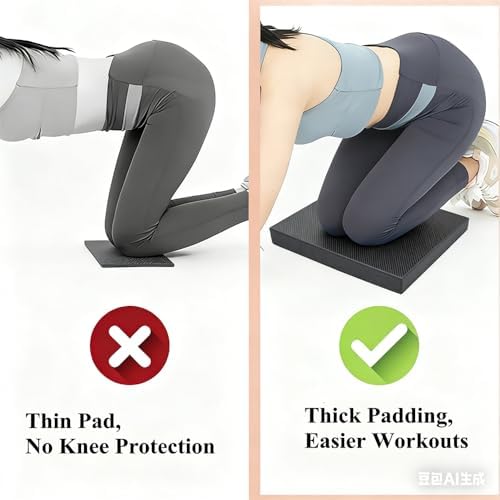 High-Density Balance Pad, Extra Large Balance Pad for Physical Therapy, TPU Foam Balance Board for Rehabilitation Stability Workout Knee and Ankle Exercise - Image 6