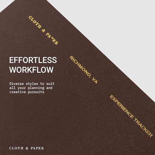 Cloth & Paper Travel Notebook | Experience Journal Tracker – Walnut | Pocket Plus Travel Journal Notebook 3.2" x 6" | Experience Log for Restaurants, Travel, Places & Activities – Soft Touch Cover - Image 5