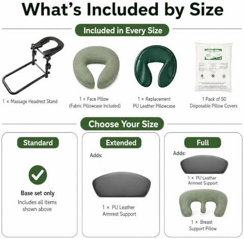 Massage Headrest for Bed, Head Holder & Face Cradle with Face Down Pillow - Image 6