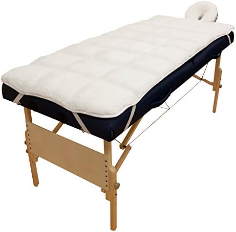 Body Linen Abundance Deluxe Quilted Fleece Massage Table Pad Set. Includes Face Cradle Cover & Table Pad. Microfiber Fleece is Lint Free, Super Soft & Cushy. by BodyLinen