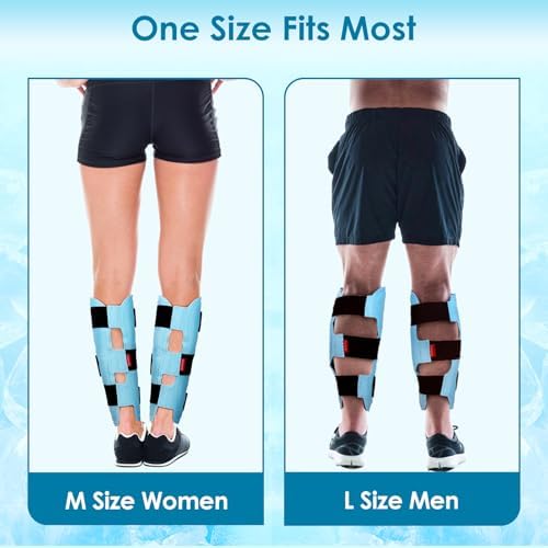 Comfytemp Calf Shin Splint Ice Packs for Injury Reusable Gel Leg Elbow Wrap - Image 5