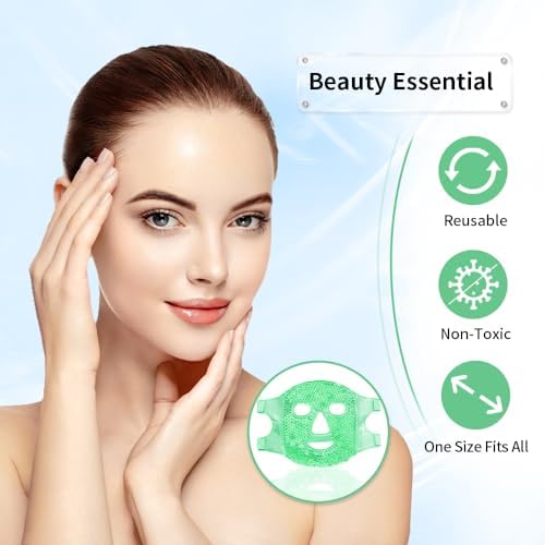Cold Face Eye Masks Ice Face Mask Hot Cold Compress - Image 6