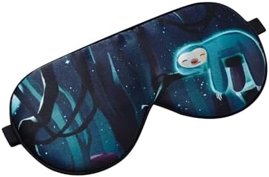 Alaska Bear Mulberry Silk Sleep Mask, Cool and Smooth(Sloth) - Image 2