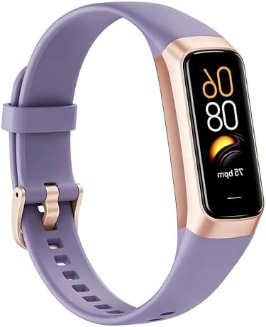Fitness Tracker, 2026 Smart Band with Heart Rate & Activity Tracker, IP67 Waterproof Smartwatch with Sleep Tracking & Step Counter for Men Women, Orchid Purple by Unknown
