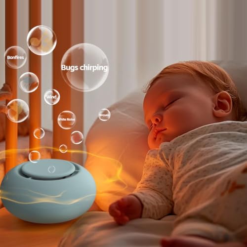 Portable Baby Sound Machine & Essentials for Babies & Kids-Blue - Image 4