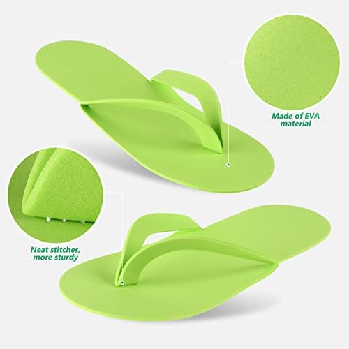 Beavorty 36 Pairs Disposable Slippers Pedicure Slipppers for Salon Spa Pedicure (Random Color) for Foot Flip Flop Salon Nail Spa - Image 3