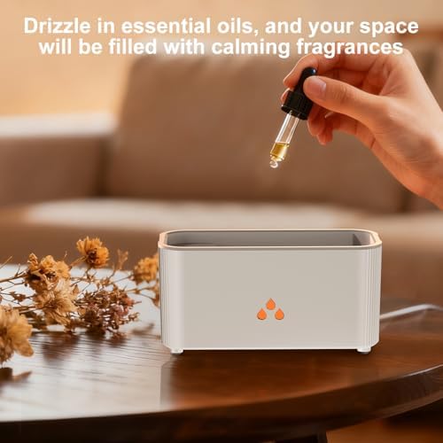 LtYioe Top Fill Mini Humidifiers for Bedroom, 160ml Ultrasonic Cool Mist Aroma Diffuser, 26dB Quiet, Air Humidifier, 7 Color Lights, Easy to Fill & Clean, 8Hours, Auto-Off, for Home & Office, White - Image 5