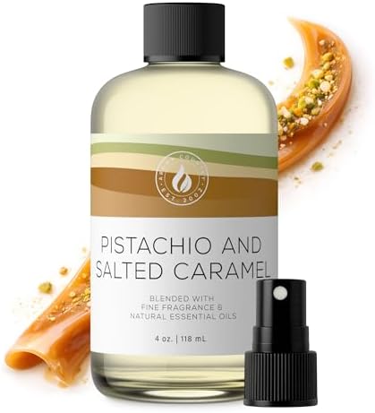 Aroma Country Pistachio & Salted Caramel Luxury Diffuser Oil (4 Fl Oz) by AromaCountry
