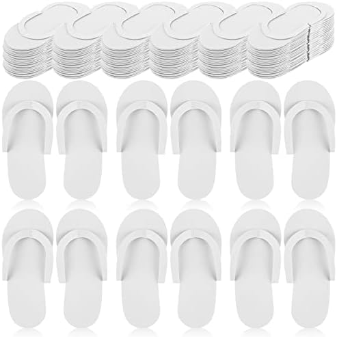 Geyoga 48 Pairs Disposable Flip Flops Pedicure, White by Geyoga
