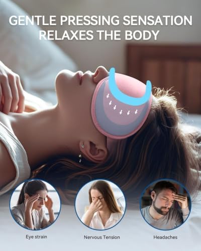 Facemoon Weighted Blackout Eye Mask 2 Pack, 3D Sleep Masks for Women & Men - Image 3
