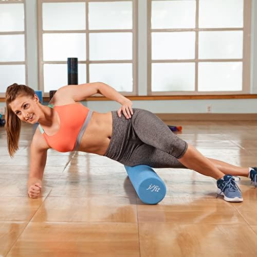 JFIT High Density Smooth EVA Foam Roller - Made in Taiwan - Multiple Size Options Available - Exercise, Massage, Muscle Recovery, Round Foam Roller - Image 5