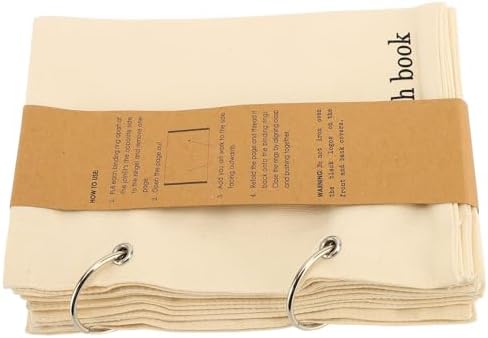 ariarly Blank Fabric Sketchbook, Portable Travel Journal Planner Notebook - Image 2