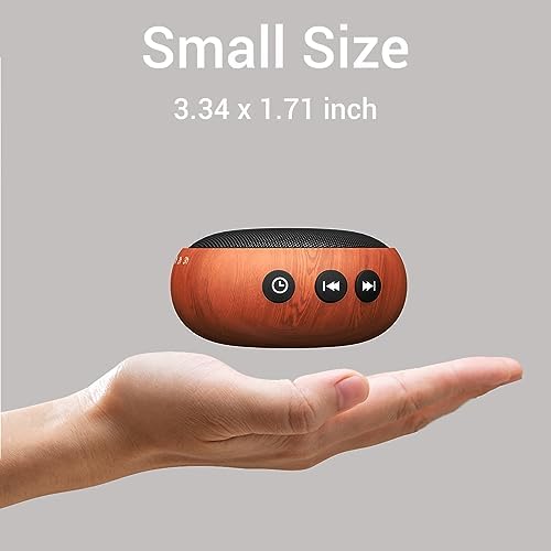 Sound Machine Small White Noise Machine with 30 Soothing Sounds Sleep Machine for Baby Kids Adults Natural Sounds Rain Fan Brown Pink Nosie Machine with 36 Volume Levels for Office Home Travel(Wooden) - Image 5