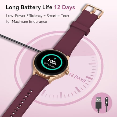 Fitpolo Smart Watch for Women, 105+ Sports Modes Fitness Tracker (Purple) - Image 6