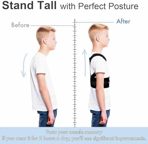Kids Back Brace Posture Corrector for Boys Girls Teen Youth Children - Image 4