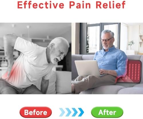 24" × 12" Red Light Therapy Pad for Body Pain Relief, FSA&HSA - Image 7