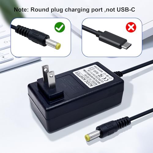 15V Charger for Theragun Mini, Theragun Prime, Fusion Massage Gun Therabody Percussion Massager Travel Adapter, Power Cord Small Massager Charging Cable Professional Massage Gun Accessory - Image 4