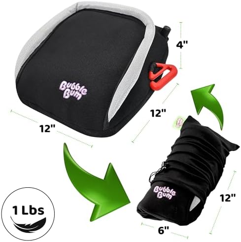 BubbleBum Twin-Pack, Backless Booster Car Seat – Inflatable,Travel Booster - Image 3