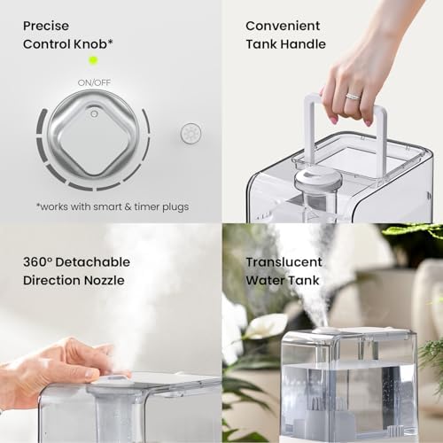 Humidifiers for Bedroom, Top Fill 6.5L Cool Mist Humidifier - Image 7