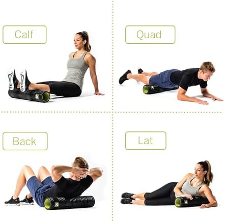 TriggerPoint Grid 2.0 Foam Roller for Deep Tissue Massage and Muscle Recovery, 26 Inch Multi-Density EVA with Hollow Core, Supports 500 Pounds, Black - Image 4