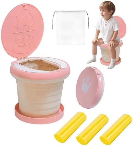 Portable Potty for Toddler,Travel Potty Seat for Toddler,Travel Toilet Kids by SunnySmile
