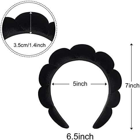Ayesha Spa Headband for Washing Face Makeup Skincare Soft Sponge Hair band - Image 6
