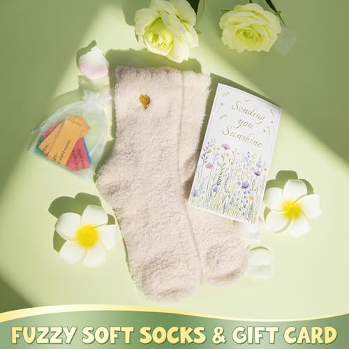 11 PCS Birthday Gifts for Women, Get Well Soon Gifts Baskets for Women Self Care Gifts, Spa Care Package After Surgery Thinking of You Sympathy Gift,Gift for Sick Friends Mom w/Blanket - Image 5