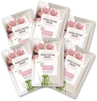 IREV Face Masks Skincare, Spa Sheet Mask, Facial Masks for Women Skin Care, Beauty Rose Sheet Masks, Bulk Face Mask Skin Care, Beauty Masks Gifts, Hydrating Face Masks, Facial Masks 10 Sheets - Image 7