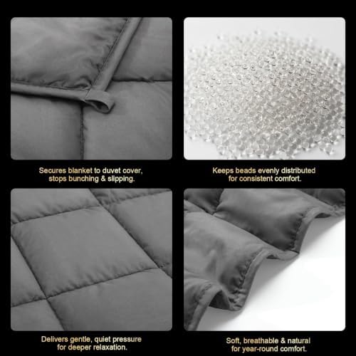 Smart Queen Weighted Blanket for Adults 60” x 80” with Box 20lbs - Image 5