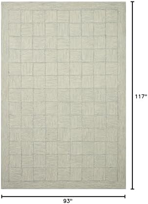 Loloi Chris Loves Julia Francis Silver/Sky 7'-9" x 9'-9" Area Rug - Image 2