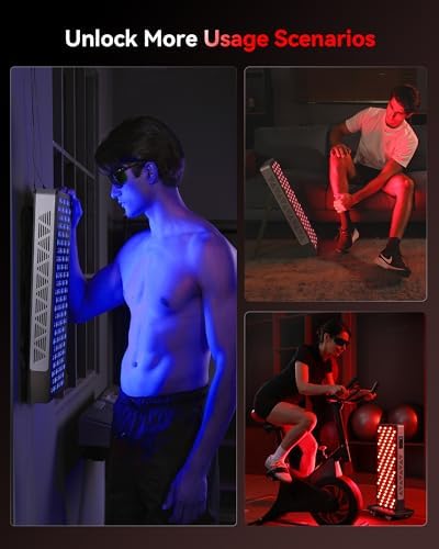 FLIKEZE Red Light Therapy Panel for Full Body Face 3+4 Chips 7 Wavements - Image 4