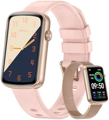 Fitness Tracker, Fitness Watches for Women Men with Heart Rate Monitor Blood Oxygen Sleep Tracker Pedometer, 1.47" Smart Watch Step Calorie Counter for Android iOS IP68 Waterproof by RUIMEN