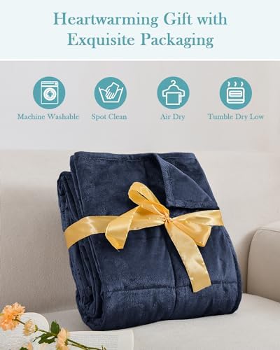 Topblan Weighted Blanket Twin Size 12lbs, 48 x 72 for Adults - Image 6
