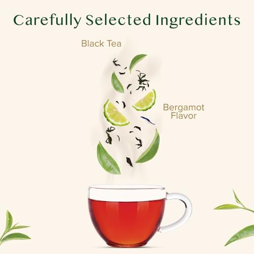 VAHDAM, Earl Grey Citrus Tea (15 Pyramid Tea Bags) 100% Natural Long Leaf Earl Grey Tea Bags | Aromatic & Delicious, Black Tea Bags Blended with Natural Bergamot | Brew as Hot/Iced Tea Bags - Image 3