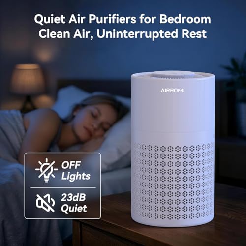 AIRROMI Air Purifier for Bedroom with A2001 Lavender Purple - Image 6