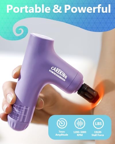 3-in-1 Detachable Massage Gun Deep Tissue with Extension Long Handle - Image 4