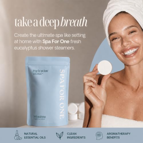 Shower Steamers Aromatherapy Self Care Gift, Eucalyptus 10 Pack - Image 6