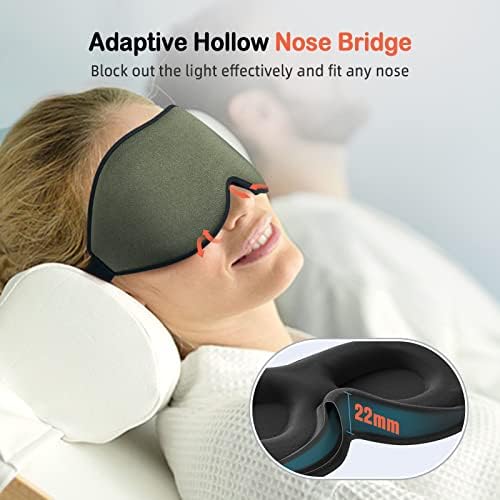 LitBear Sleep Mask for Side Sleeper Women Men, Eye Mask for Sleeping - Image 4