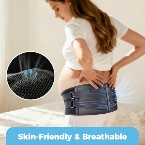 Sacroiliac SI Hip Belt for Women and Men,Adjustable Breathable Hip Brace-XL - Image 7