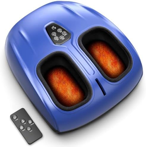 Shiatsu Foot Massager for Neuropathy with Heat and Remote Control by UNCROTEX