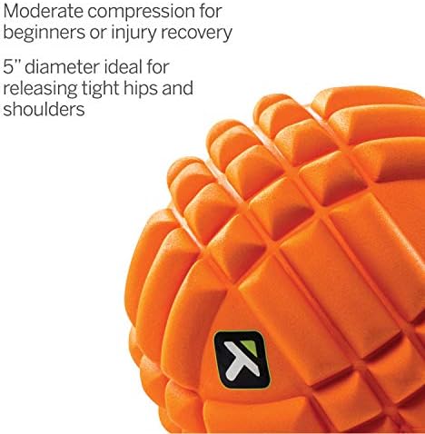 Trigger Point Performance TriggerPoint GRID Ball Foam Massage Ball (5-Inch) , Orange - Image 3