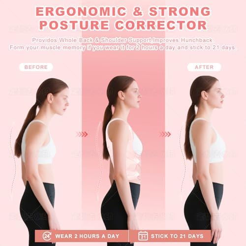 Back Brace Posture Corrector for Women and Men, Back Shoulder Support Belt - Image 5
