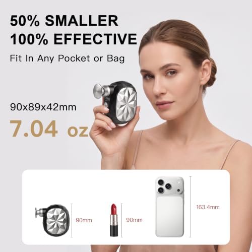 Mini Massage Gun, Diamond Design Massage Gun Deep Tissue for Pocket - Image 2