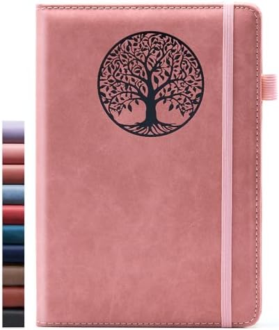 BIYUNRO Leather Journal, Writing Notebook for Women Men by BIYUNRO