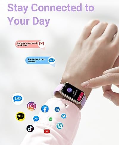 Amzhero Health Fitness Tracker with 24/7 Heart Rate, Blood Oxygen, Blood Pressure, Sleep Tracker, 5ATM Waterproof Activity Trackers with Step Tracker, Pedometer (S & L Bands Included) - Image 6