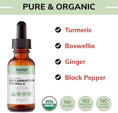 Organic Inflammation Formula | Liquid Turmeric Curcumin, Boswellia & Ginger - Image 4
