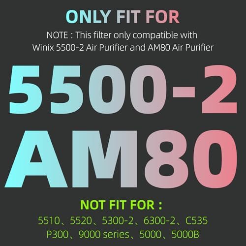 116130 Filter H For Winix 5500-2 Plasmawave & AM80 Air Purifier 3 HEPA Only - Image 3