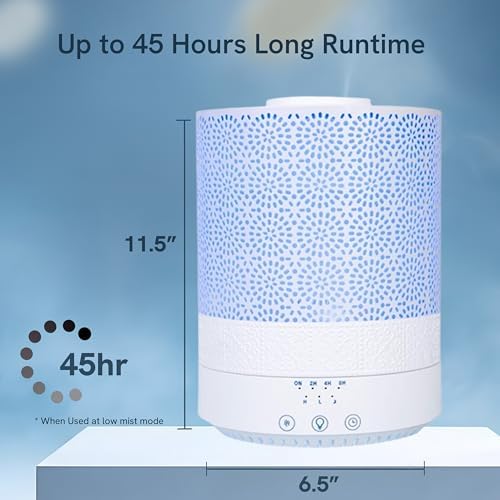 BlueHills 2500 ML XL Essential Oil Diffuser Aroma Humidifier Décor White - Image 4